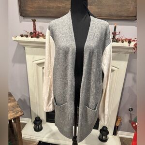 Women’s Madewell Kent colorblock cardigan sweater in a wool/alpaca blend Size XL